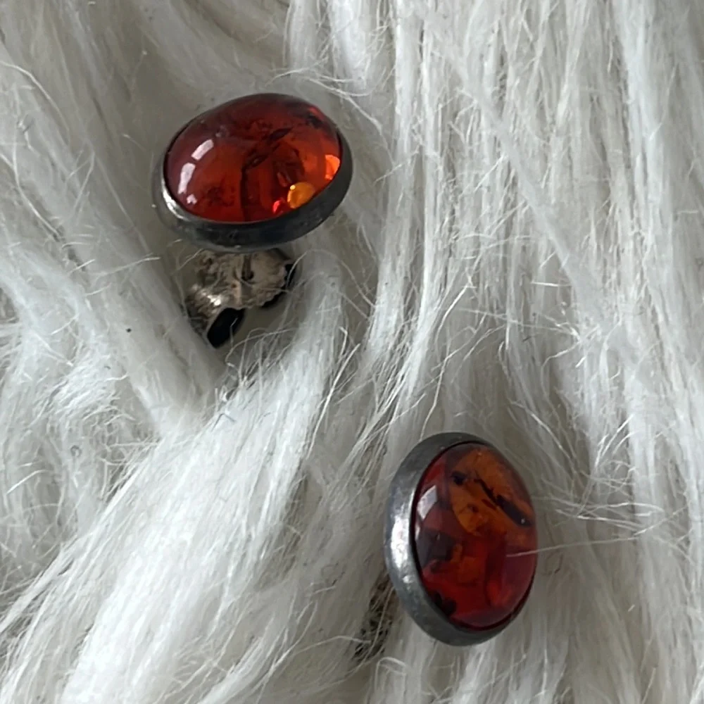Amber Earrings